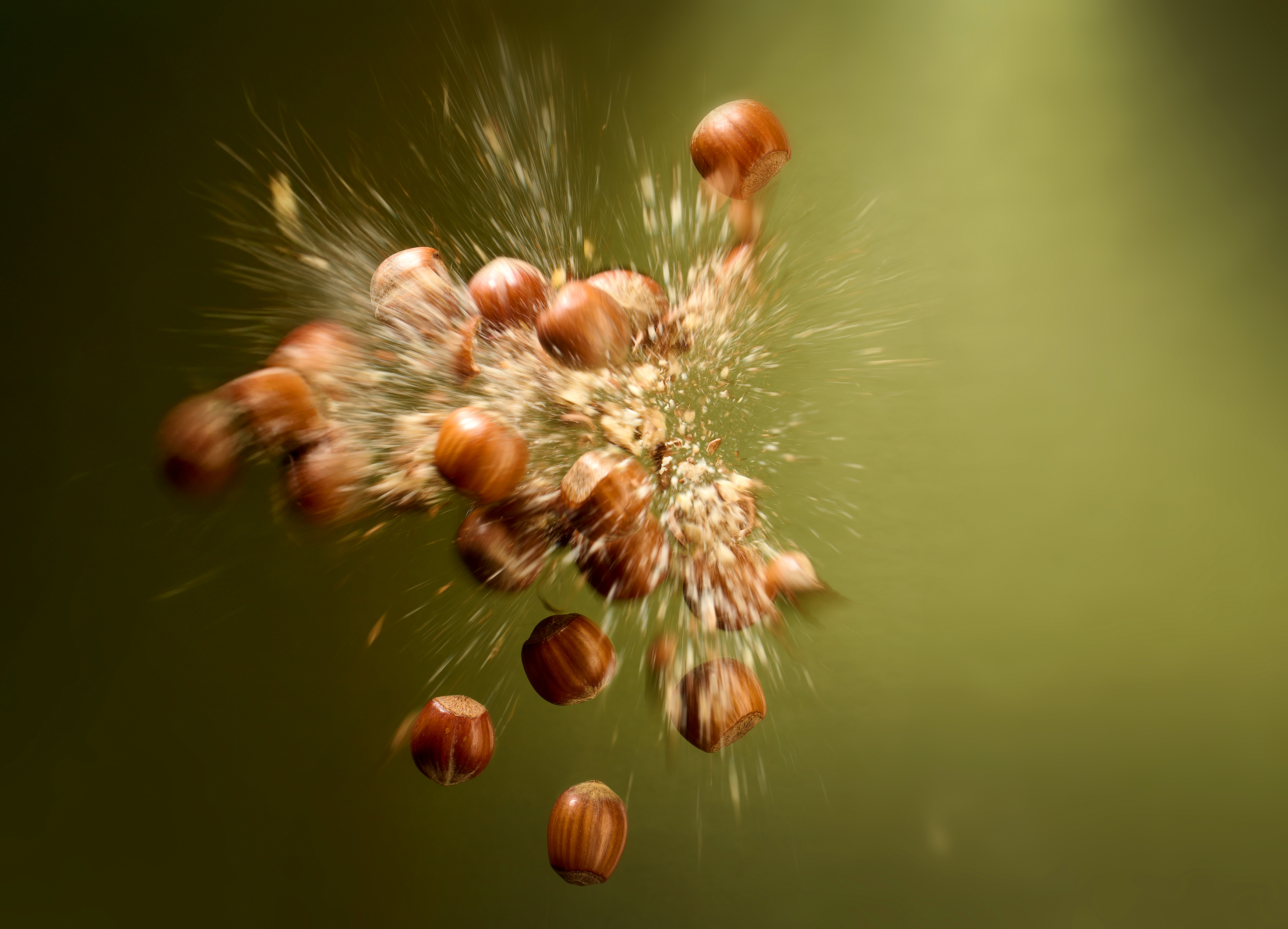 Exploding Hazelnuts